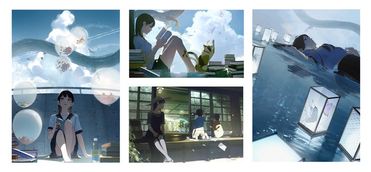 KU 「夏」シリーズ…「青空」「白昼夢」「楽描き」「さらば夏」