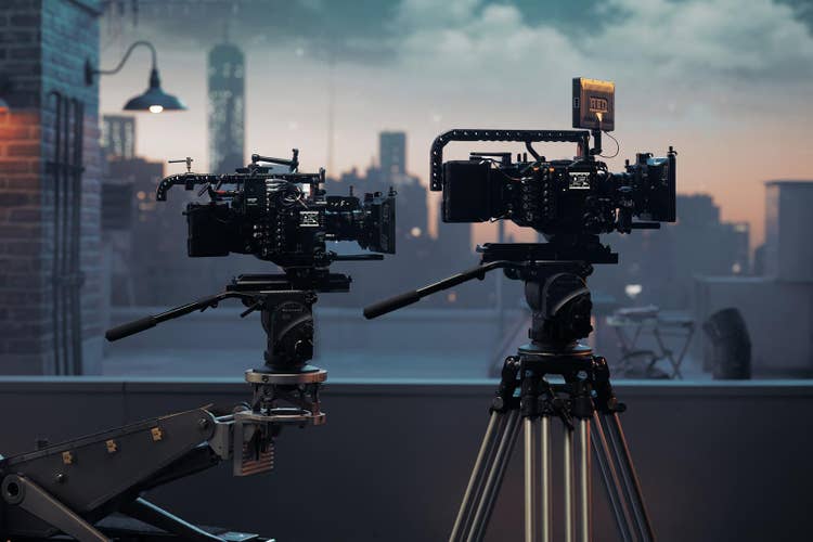 The RED V-Raptor (L) and V-Raptor XL can upload 8K RAW files to the cloud.
