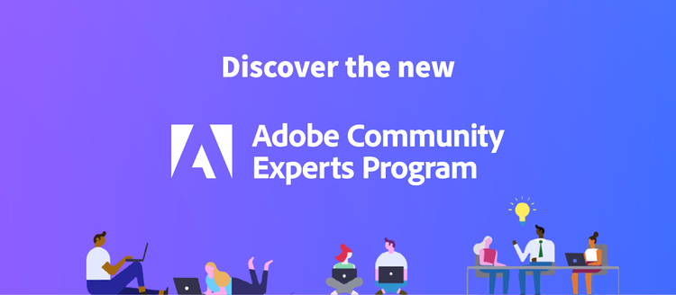 Adobe Community Experts Program graphic