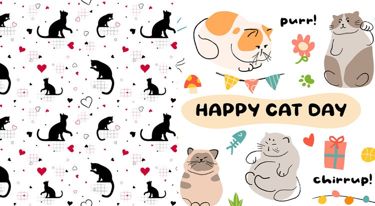 Adobe Stock　猫のイラスト