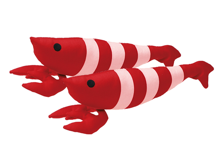 A red and white striped toy Description automatically generated with low confidence