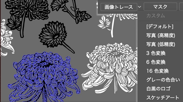 第一印刷所　Illustratorでトレース