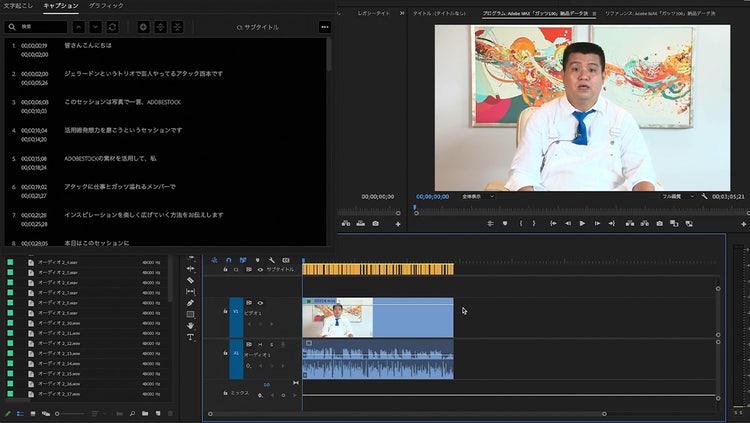 Premiere Pro 画面