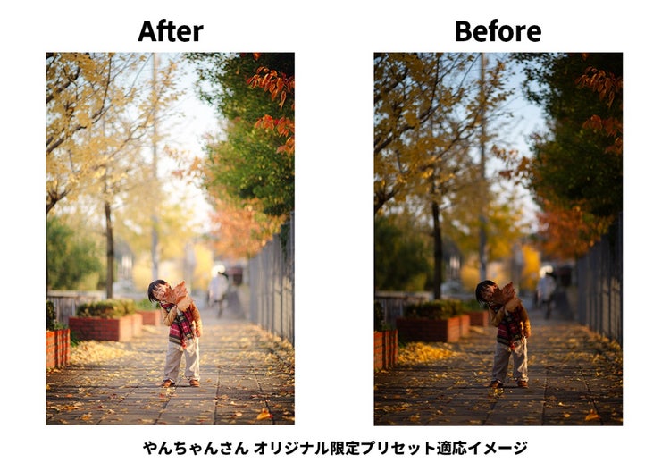 A child standing on a sidewalk Description automatically generated