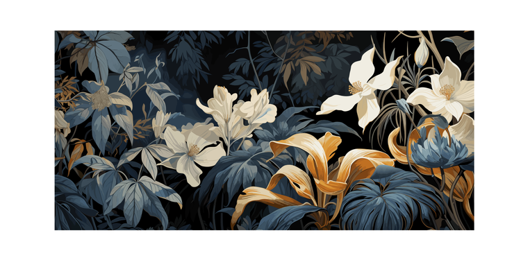 Floral image created leveraging Adobe Illustrator's Generative Expand., Picture