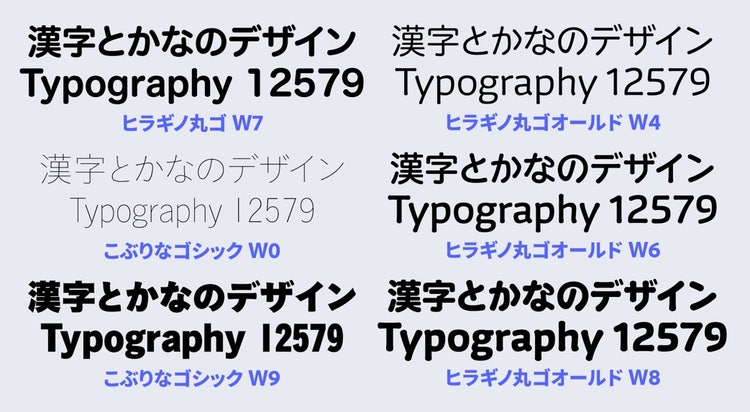 岡澤さんが手がけた書体