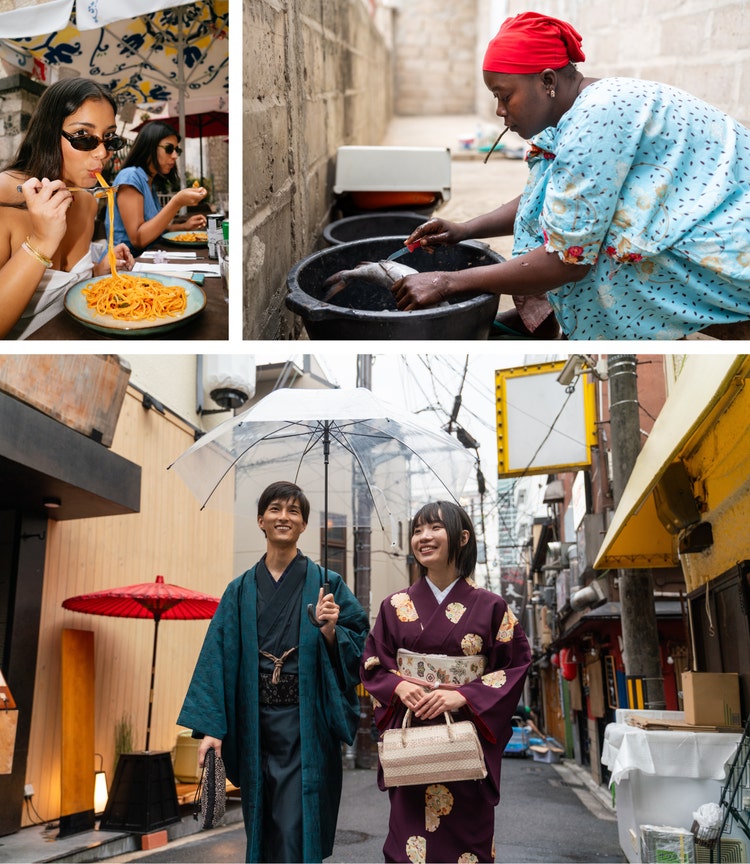 Images depicting Adobe's 2026 Creative Trends.