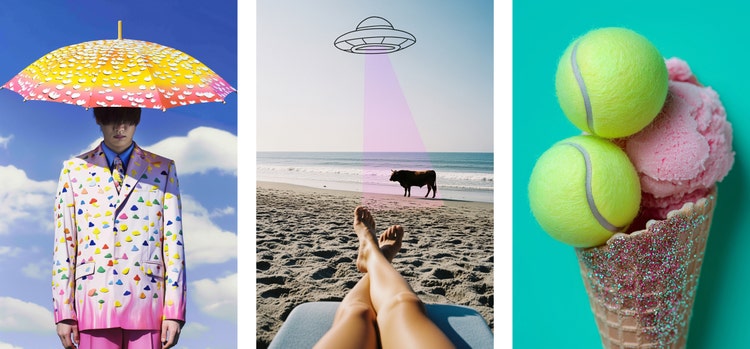 Images depicting Adobe's 2026 Creative Trends.