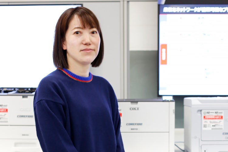 沖電気工業株式会社　産業営業本部　産業営業統括室　プリンター 推進チーム　チームリーダー　三好小百合さん