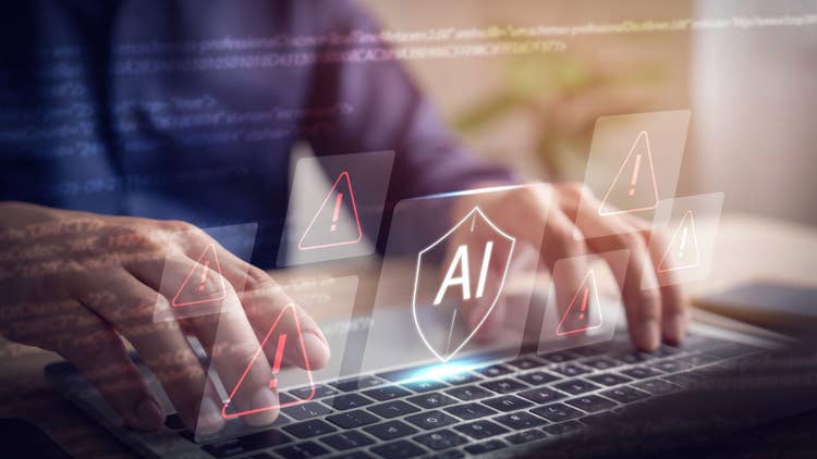 生成AIの利用に伴う法的リスクのイメージ