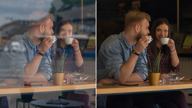 Creative Cloud Remove Reflection Tool
