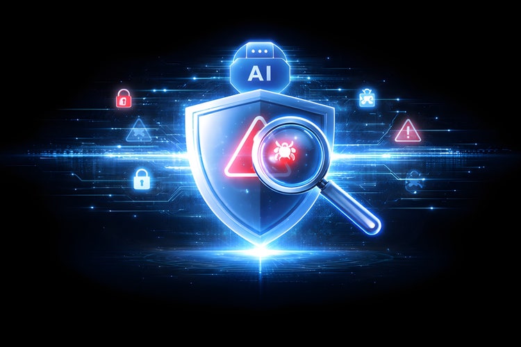 A magnifying glass over a shield AI-generated content may be incorrect.