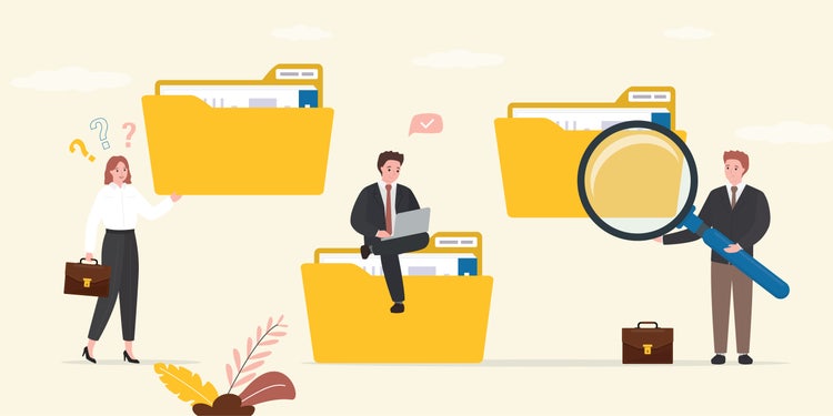 A person sitting in a folder AI-generated content may be incorrect.